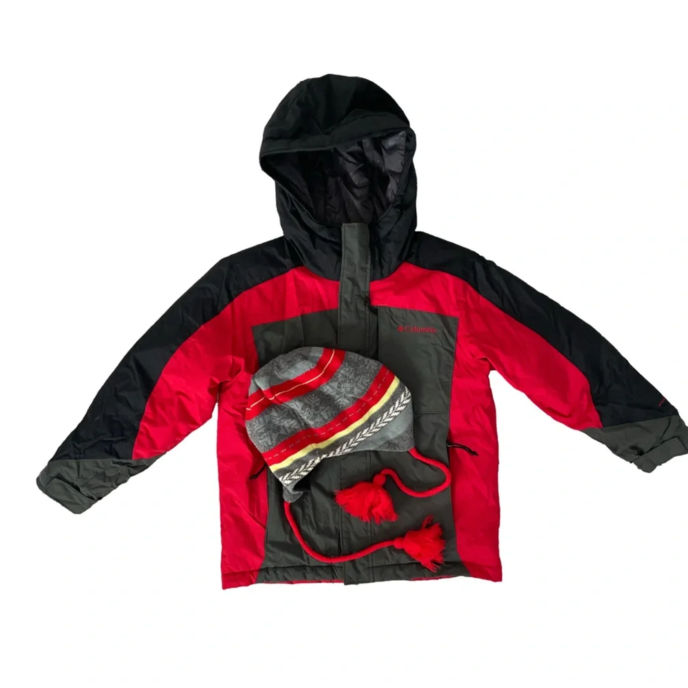 Kids Columbia Winter Coat / Ski Jacket with Matching Hat